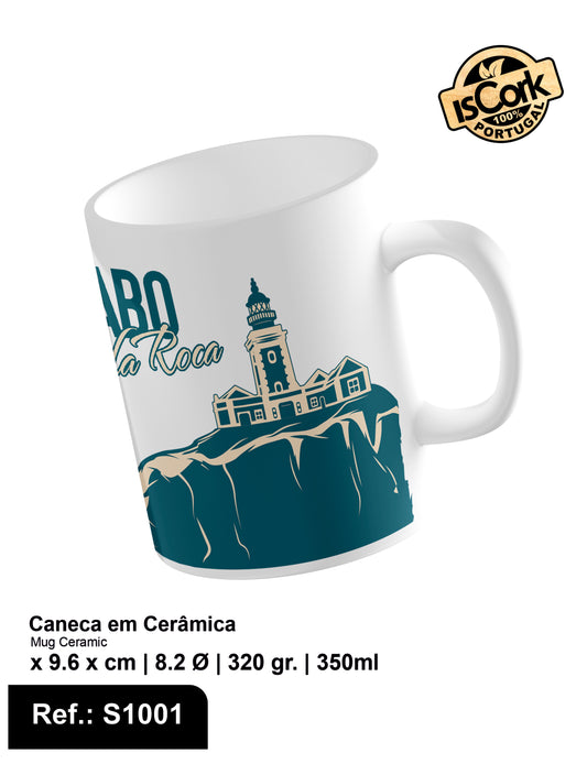 Caneca Cerâmica Cabo da Roca I-130