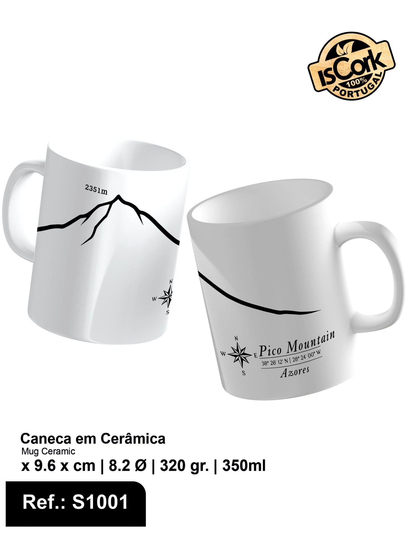 Caneca Cerâmica Ilha Pico I-24