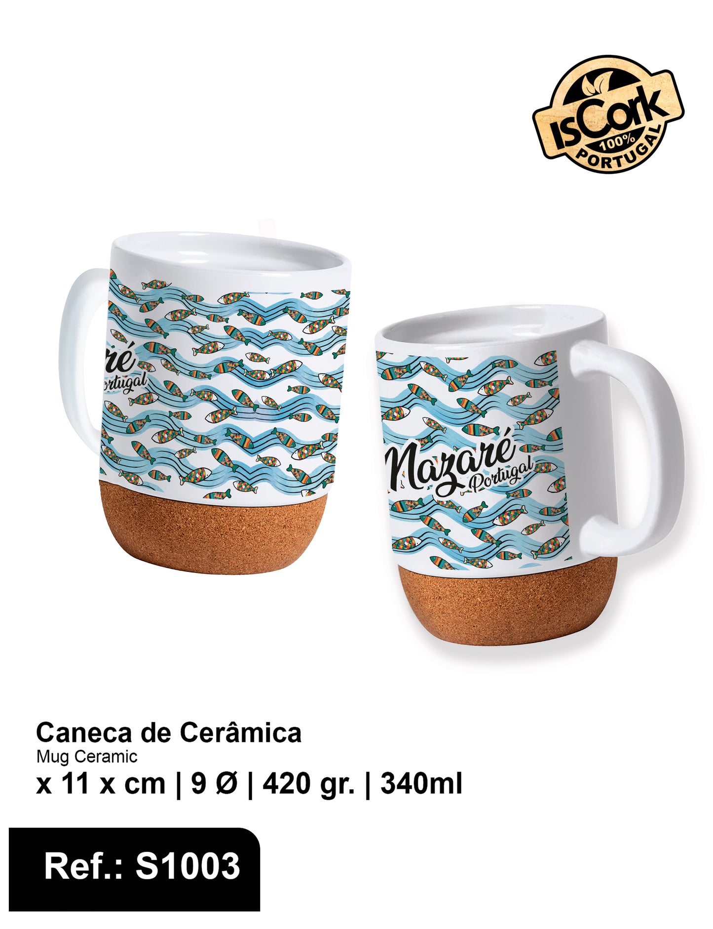 Caneca Cortiça Nazaré G391