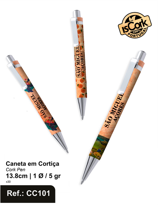 Caneta em Cortiça São Miguel