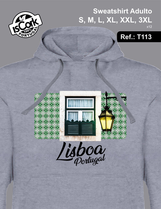 Sweatshirt Adulto Lisboa T102