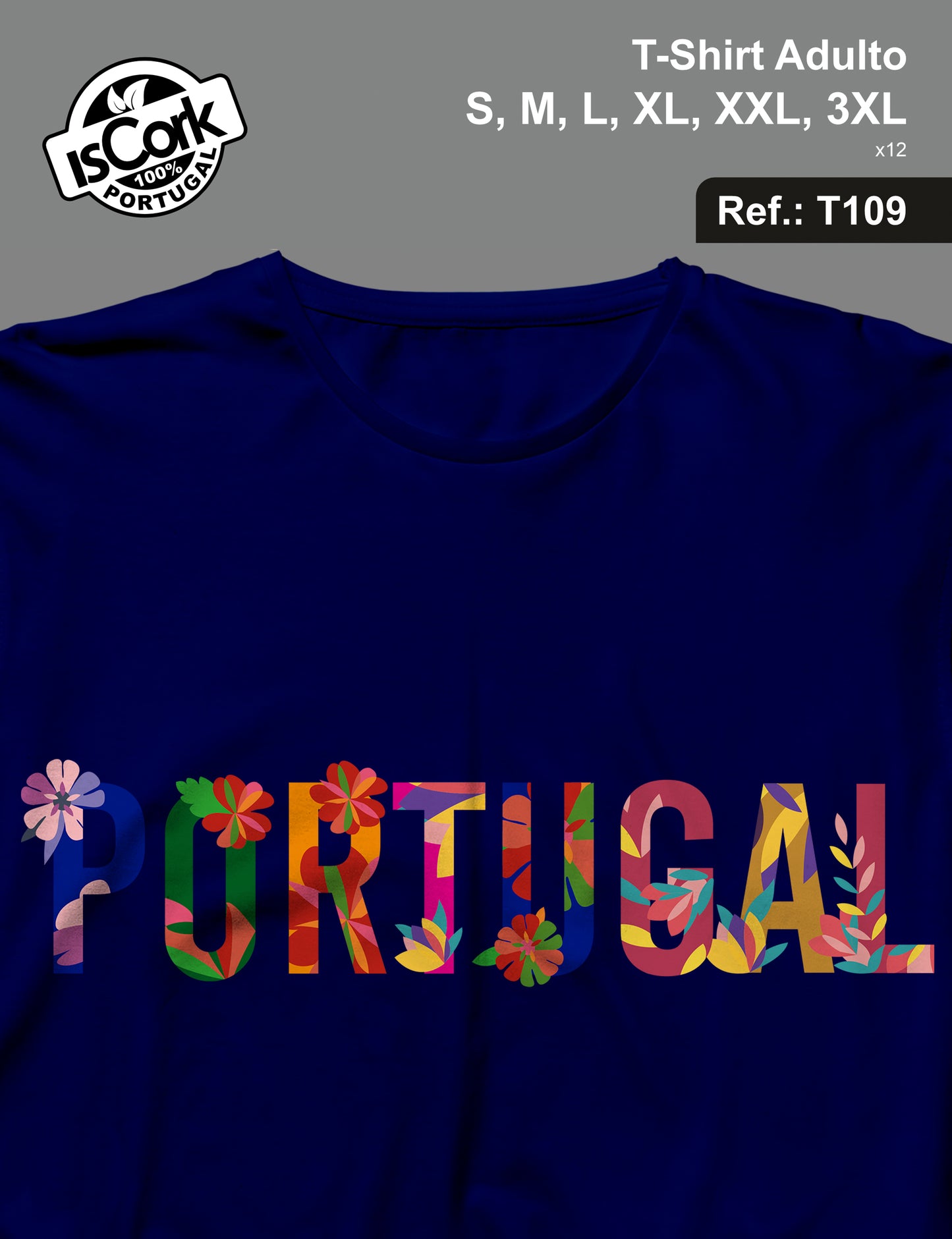 T-Shirt Adulto Portugal G1020