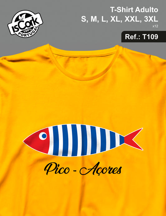 T-Shirt Adulto Ilha Pico G512