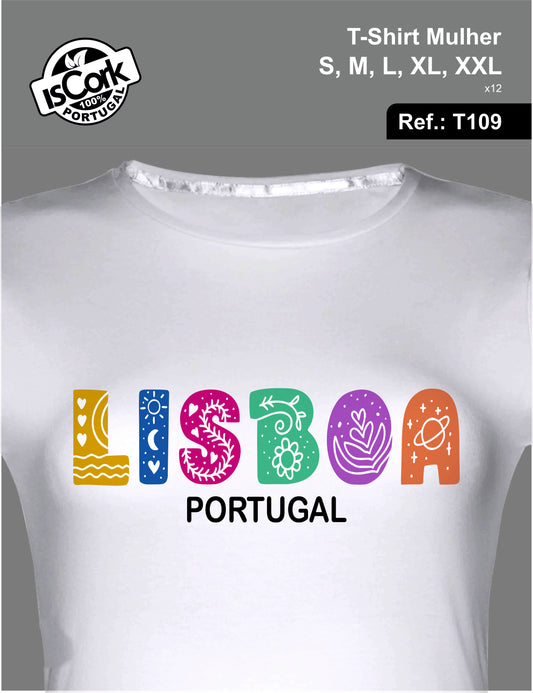 T-shirt Woman Lisboa G988