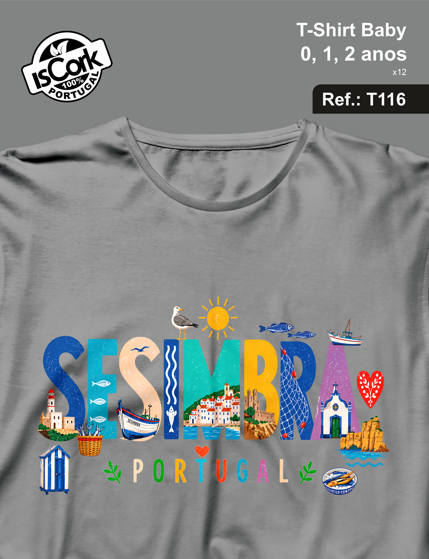 T-Shirt Baby Sesimbra G1110