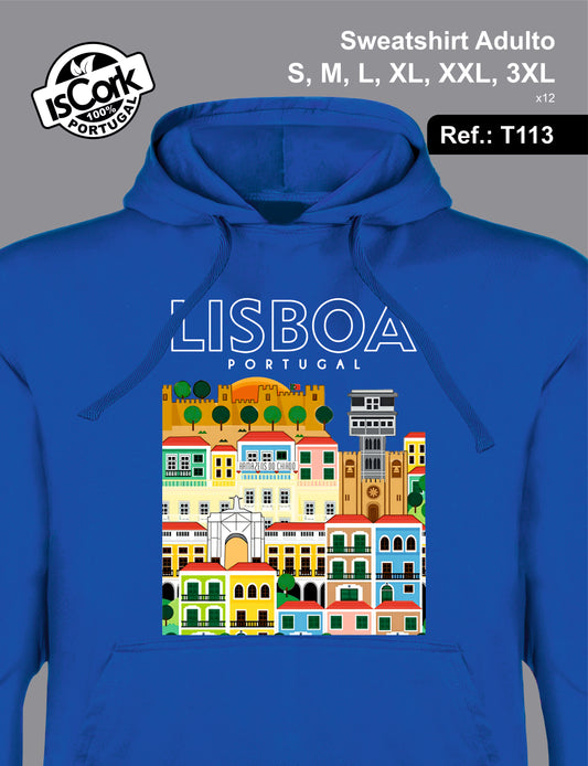 Sweatshirt Adulto Lisboa T124