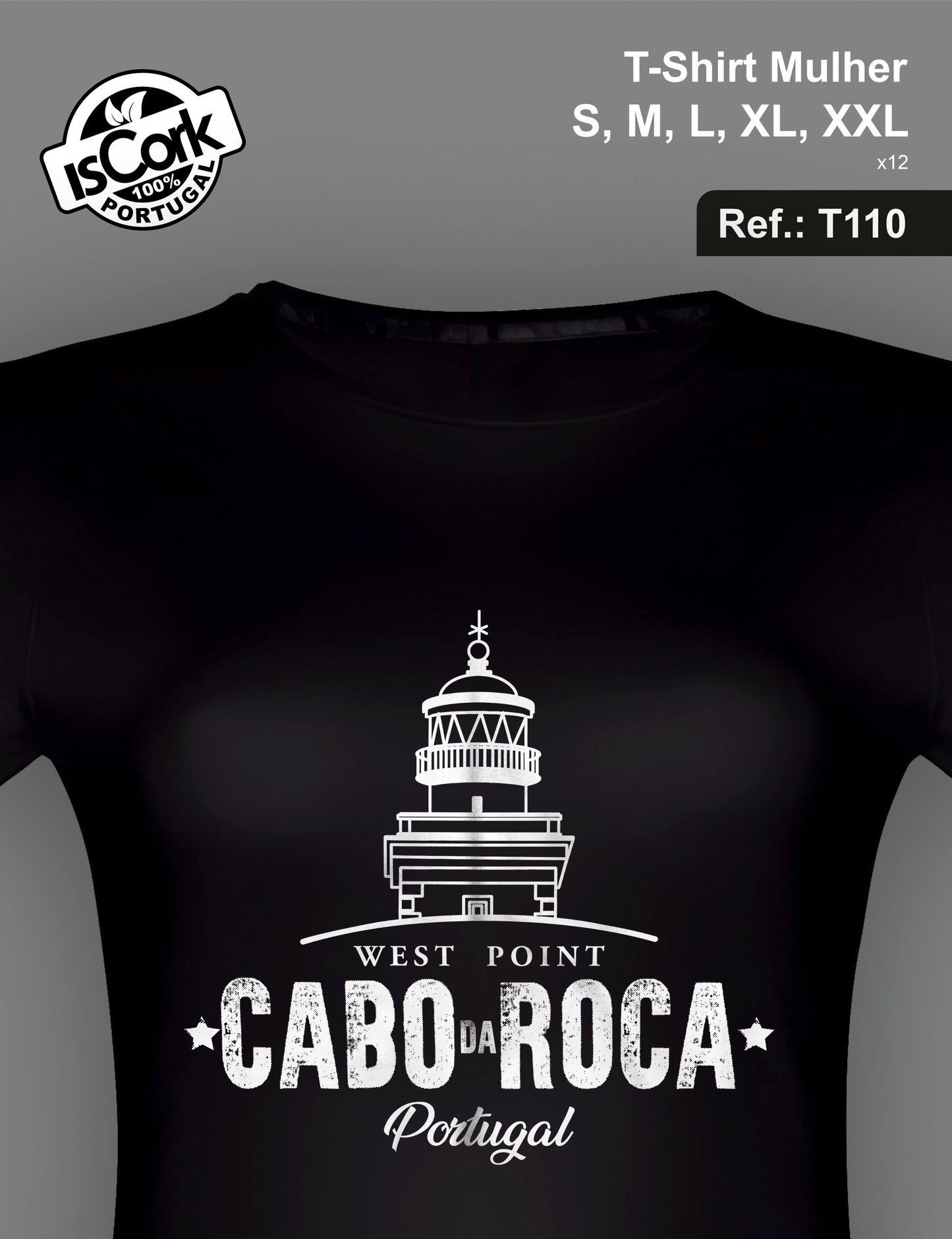 T-shirt Woman Cabo da Roca T127