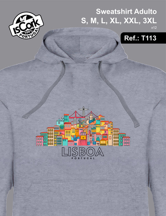Sweatshirt Adulto Lisboa T145