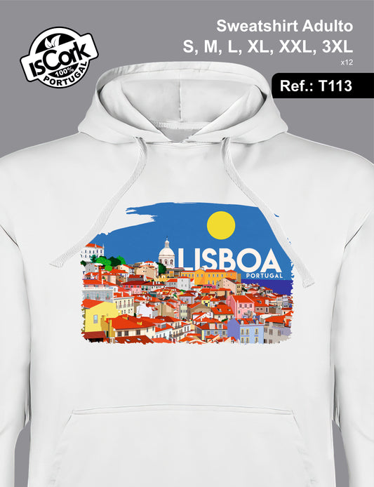 Sweatshirt Adulto Lisboa T192