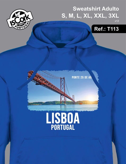Sweatshirt Adulto Lisboa T198