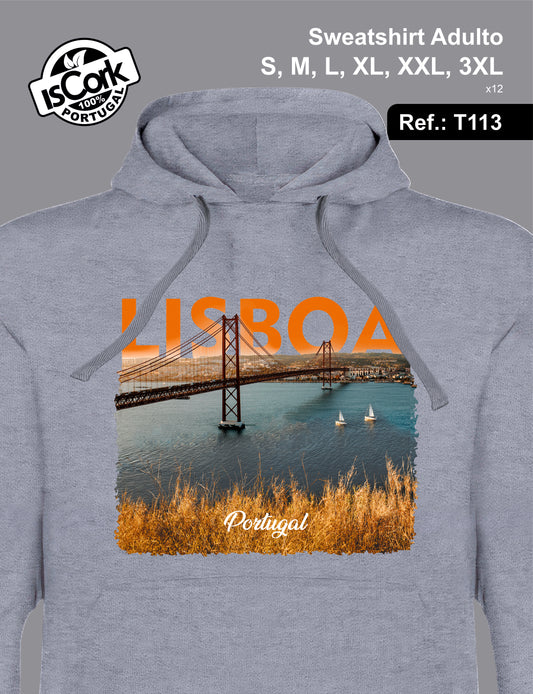 Sweatshirt Adulto Lisboa T222