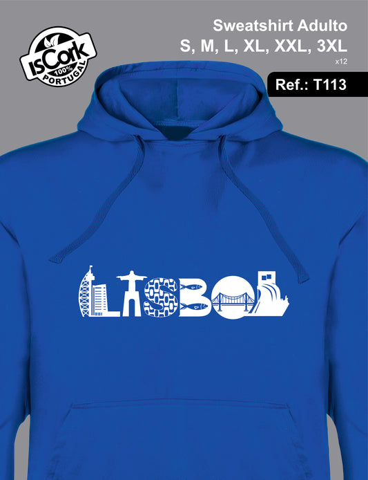 Sweatshirt Adulto Lisboa T248