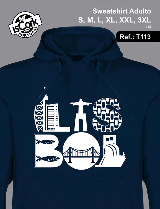 Sweatshirt Adulto Lisboa T252