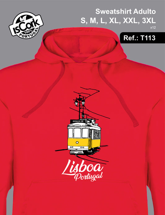Sweatshirt Adulto Lisboa T28