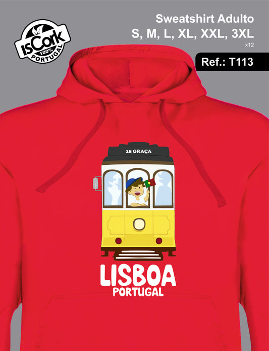 Sweatshirt Adulto Lisboa T325