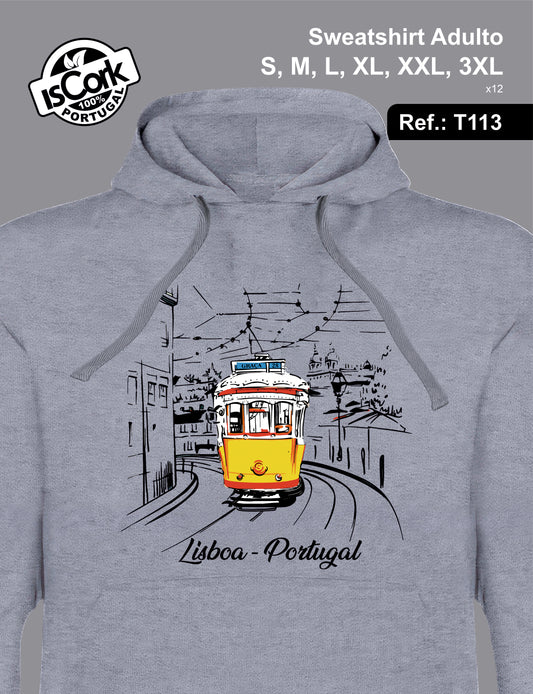 Sweatshirt Adulto Lisboa T34