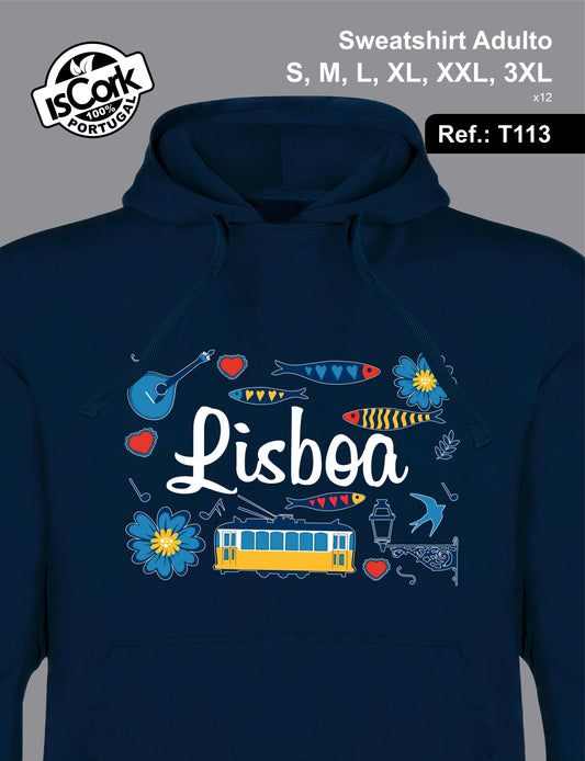 Sweatshirt Adulto Lisboa T38