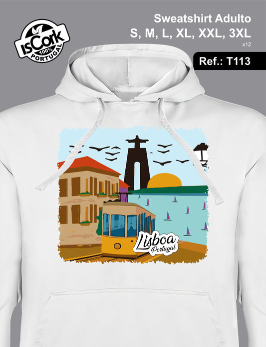 Sweatshirt Adulto Lisboa T41