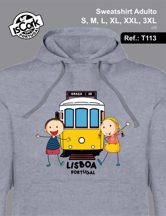 Sweatshirt Adulto Lisboa T573