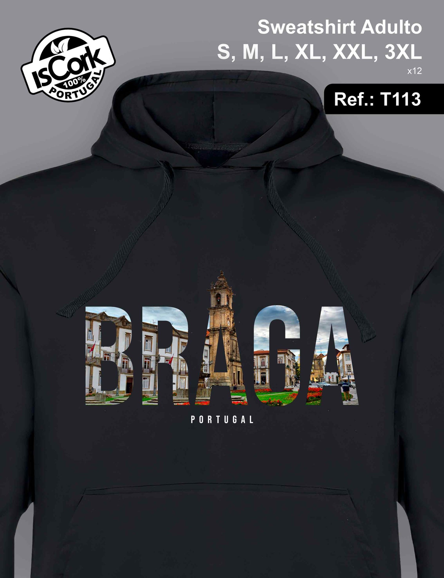 Sweatshirt Adulto Braga T595
