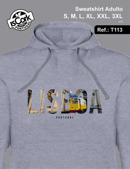 Sweatshirt Adulto Lisboa T596