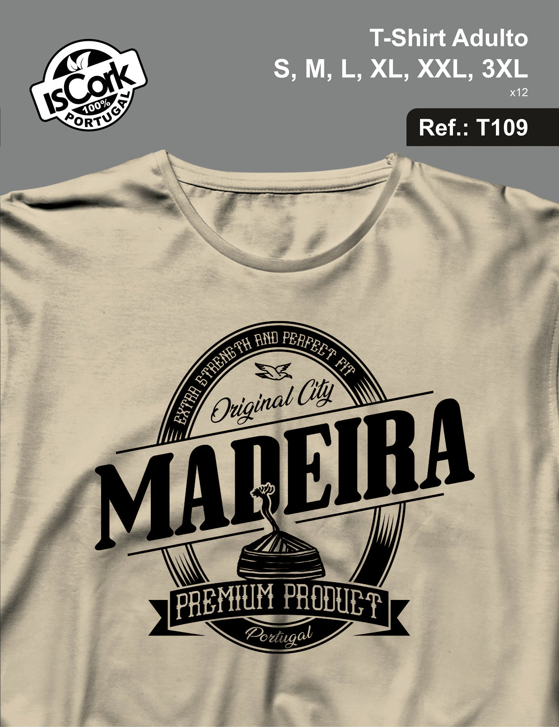 T-Shirt Adulto Madeira T597