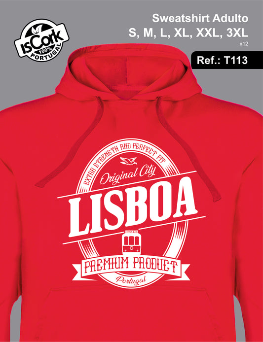 Sweatshirt Adulto Lisboa T597