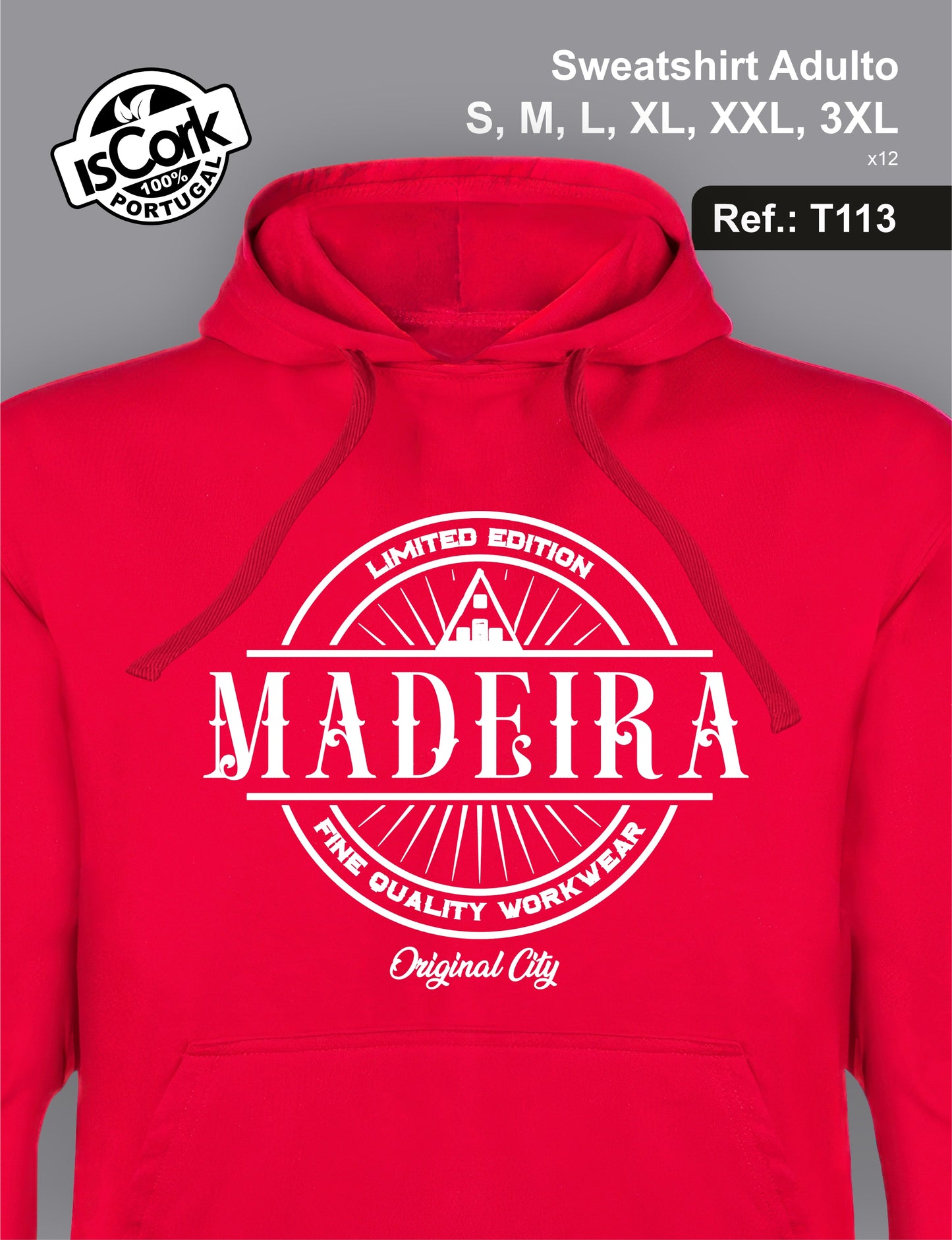 Sweatshirt Adulto Madeira T598