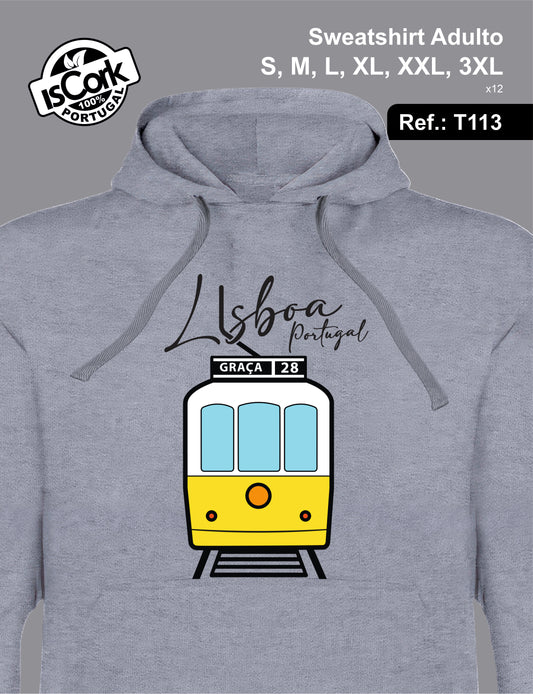 Sweatshirt Adulto Lisboa T602