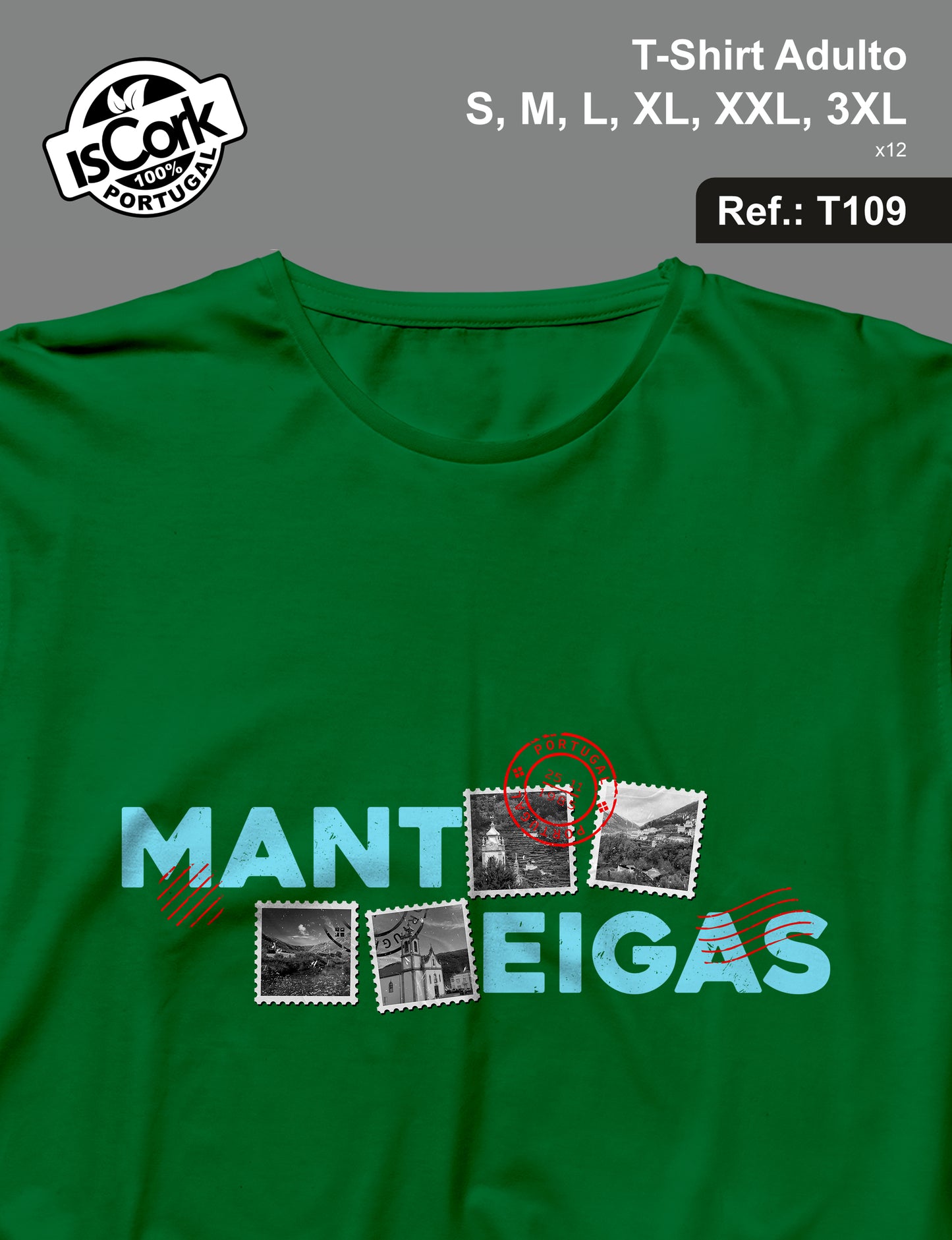 T-Shirt Adulto Manteigas T603