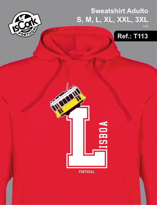 Sweatshirt Adulto Lisboa T606