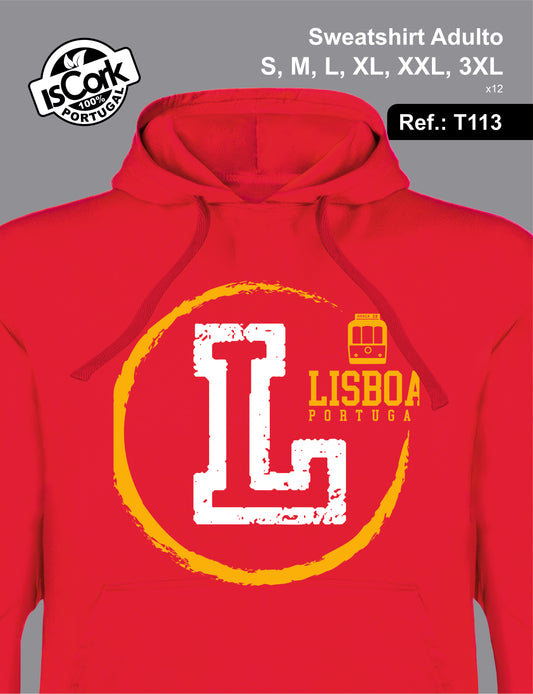 Sweatshirt Adulto Lisboa T608