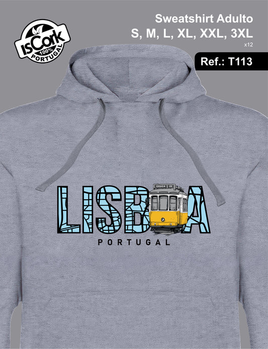 Sweatshirt Adulto Lisboa T609