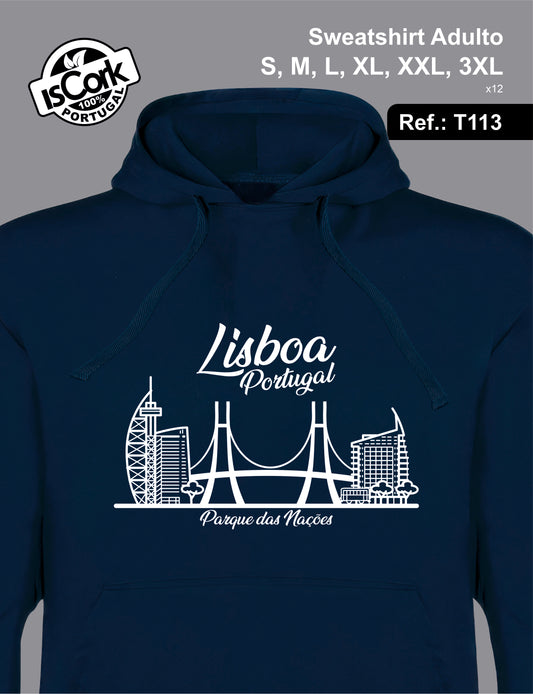 Sweatshirt Adulto Lisboa T614