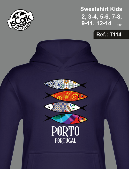 Sweatshirt Kids Porto T64