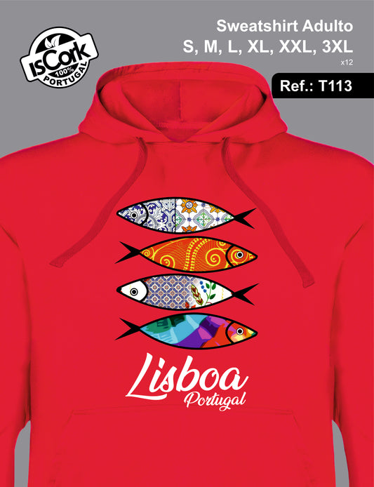 Sweatshirt Adulto Lisboa T64