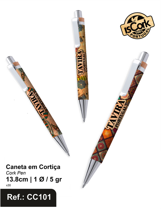 Caneta em Cortiça Tavira