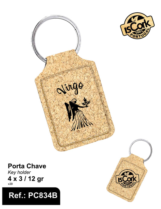 Porta Chaves Retangular Zodíaco Virgo