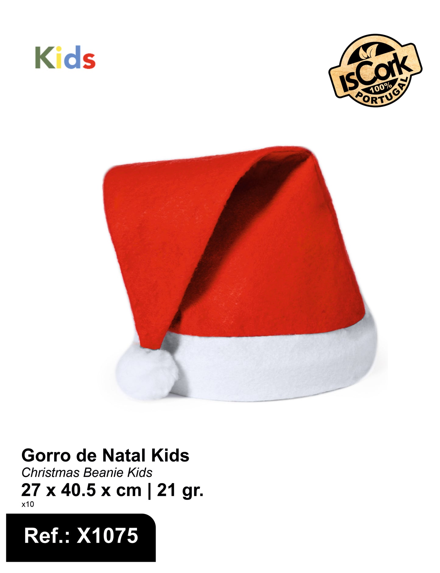 Gorro Pai Natal Kids