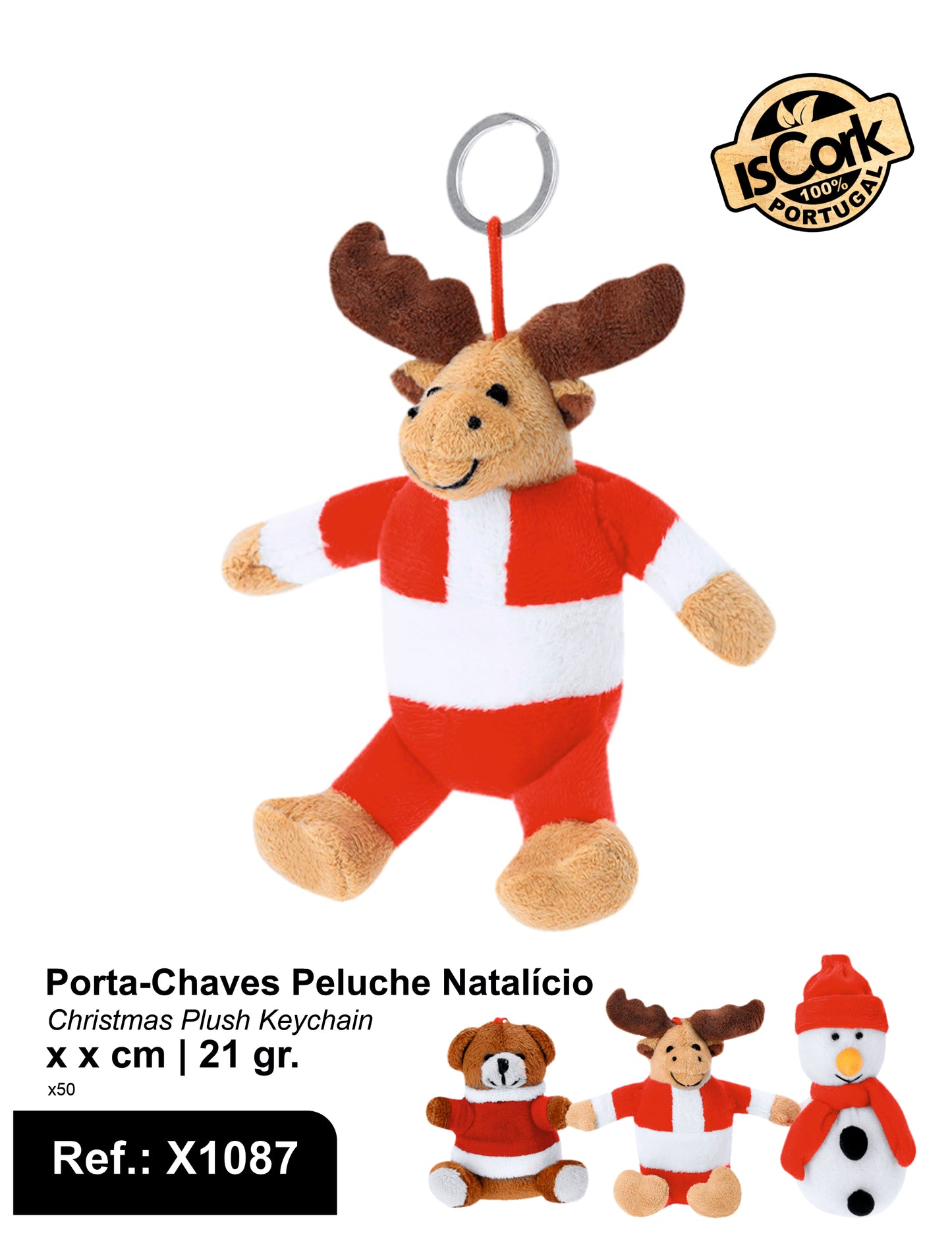 Porta-Chaves Peluche Natalício