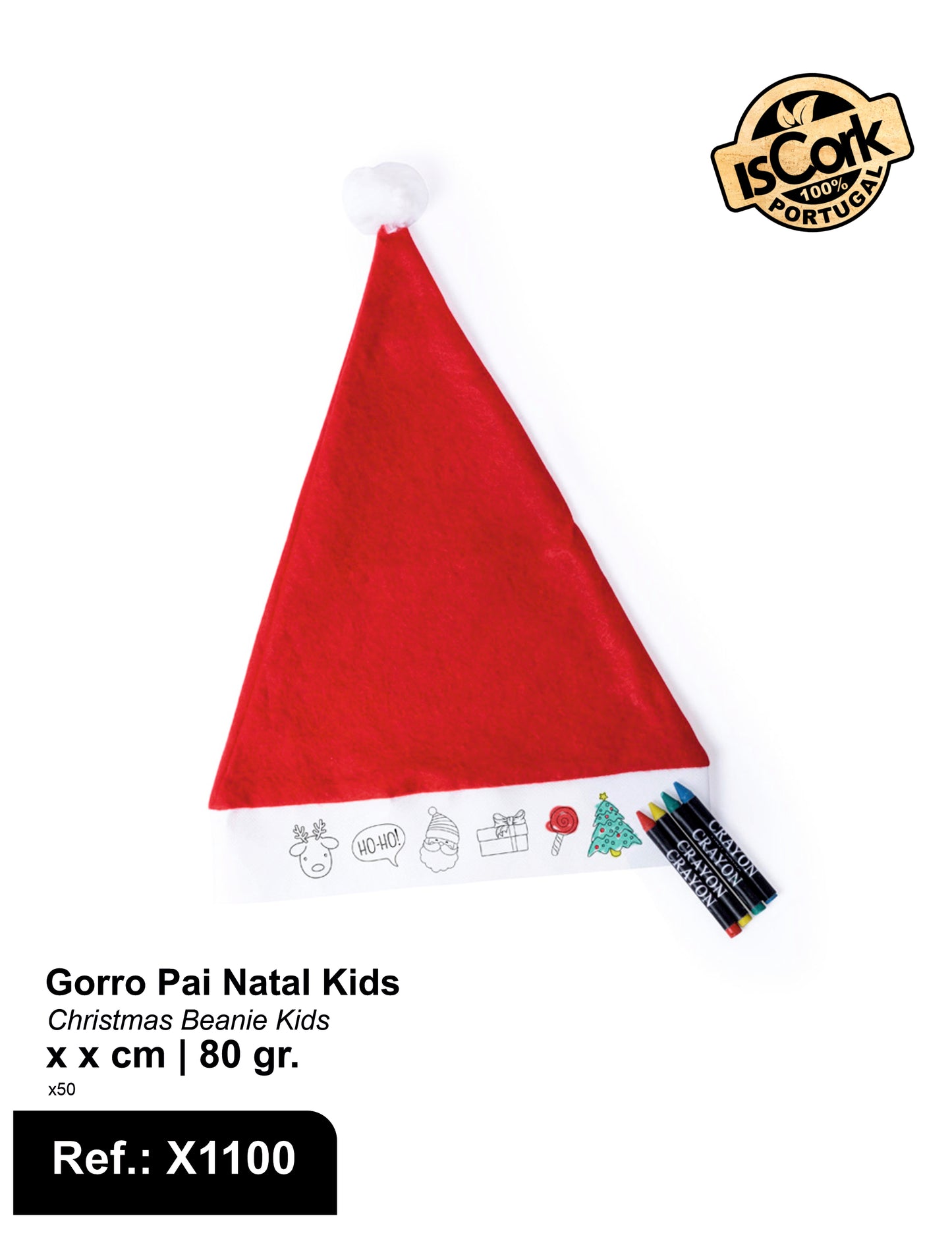 Gorro Pai Natal Kids