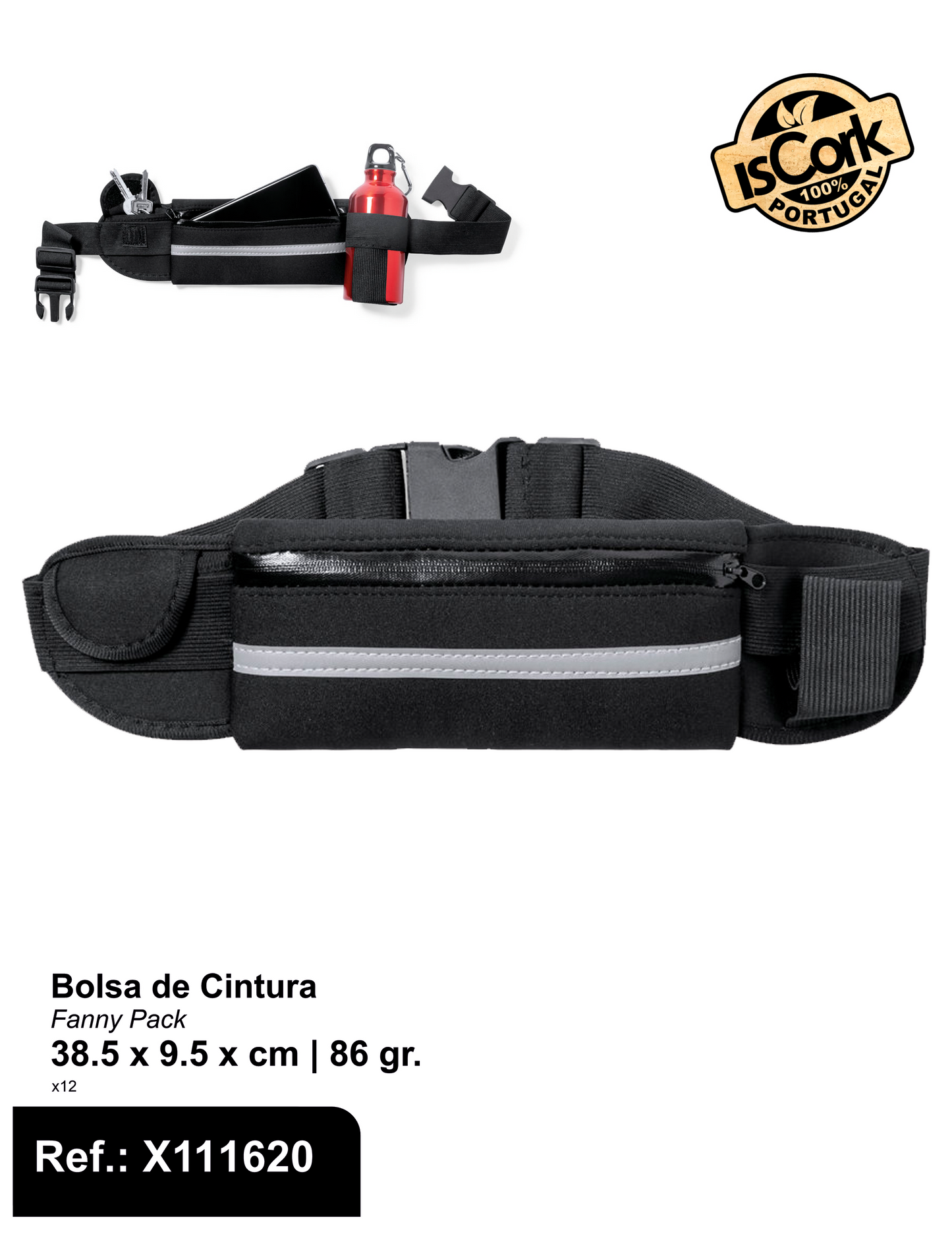 Bolsa de Cintura Desportiva