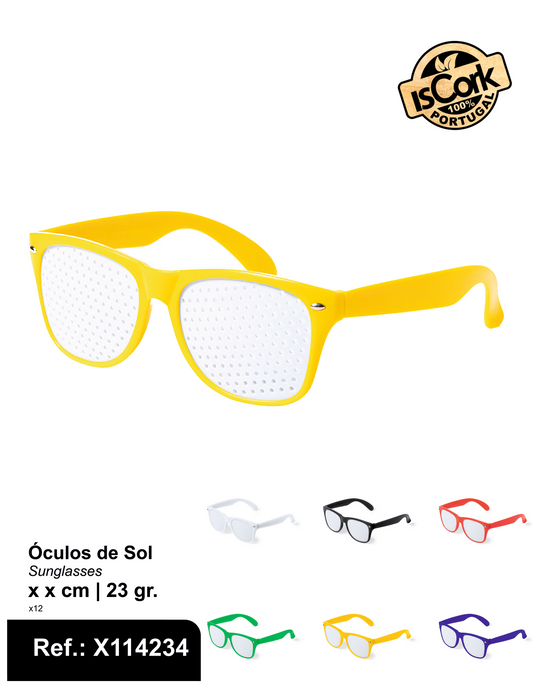 Óculos de Sol com Lentes Perfuradas