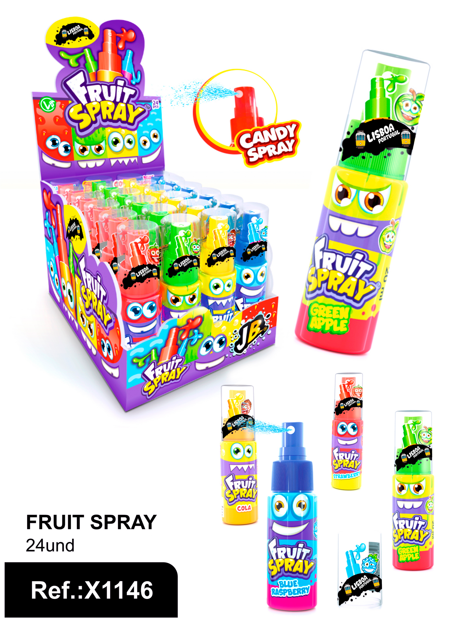 Brinquedo Fruit Spray Lisboa