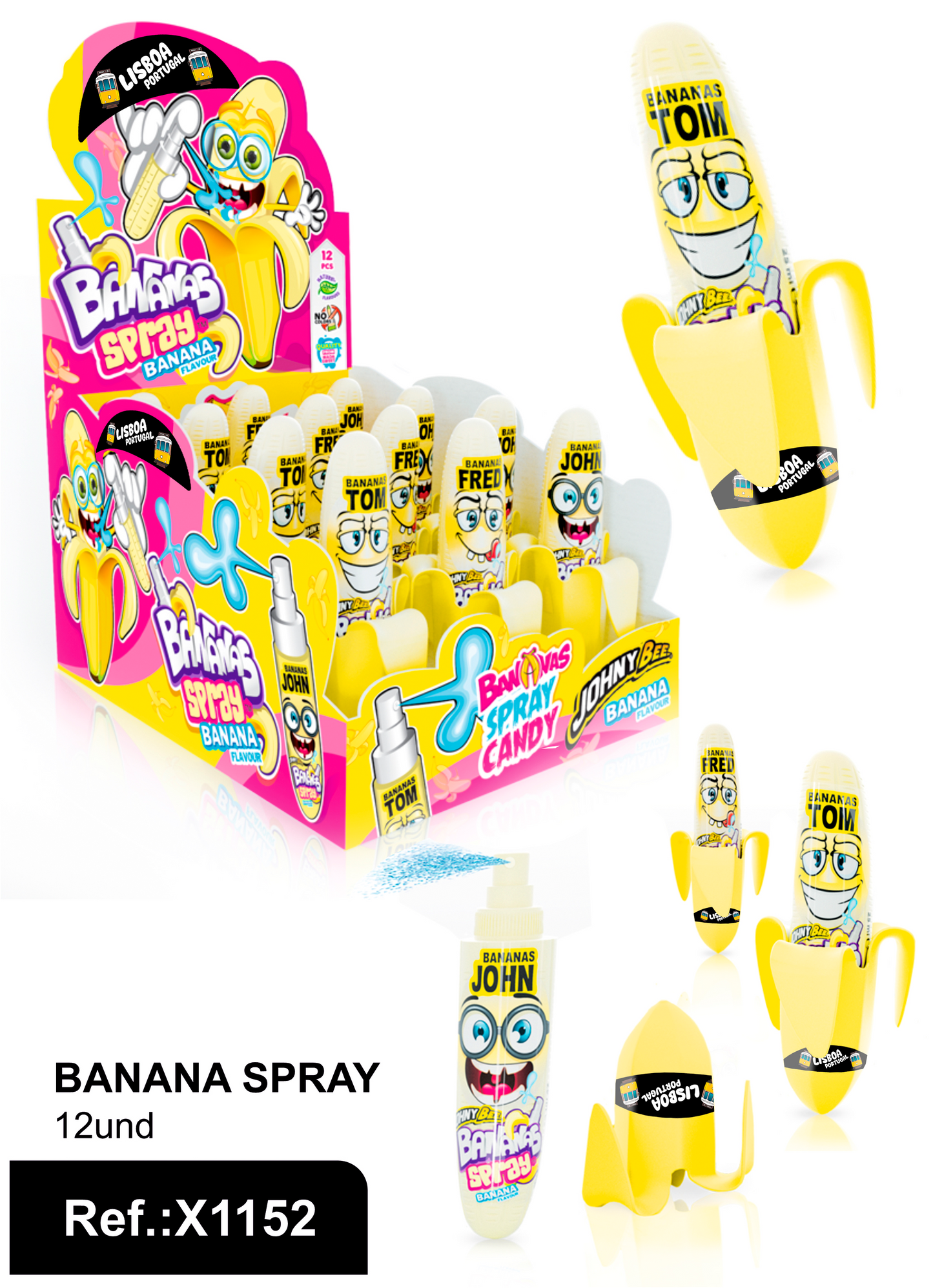 Brinquedo Banana Spray Lisboa