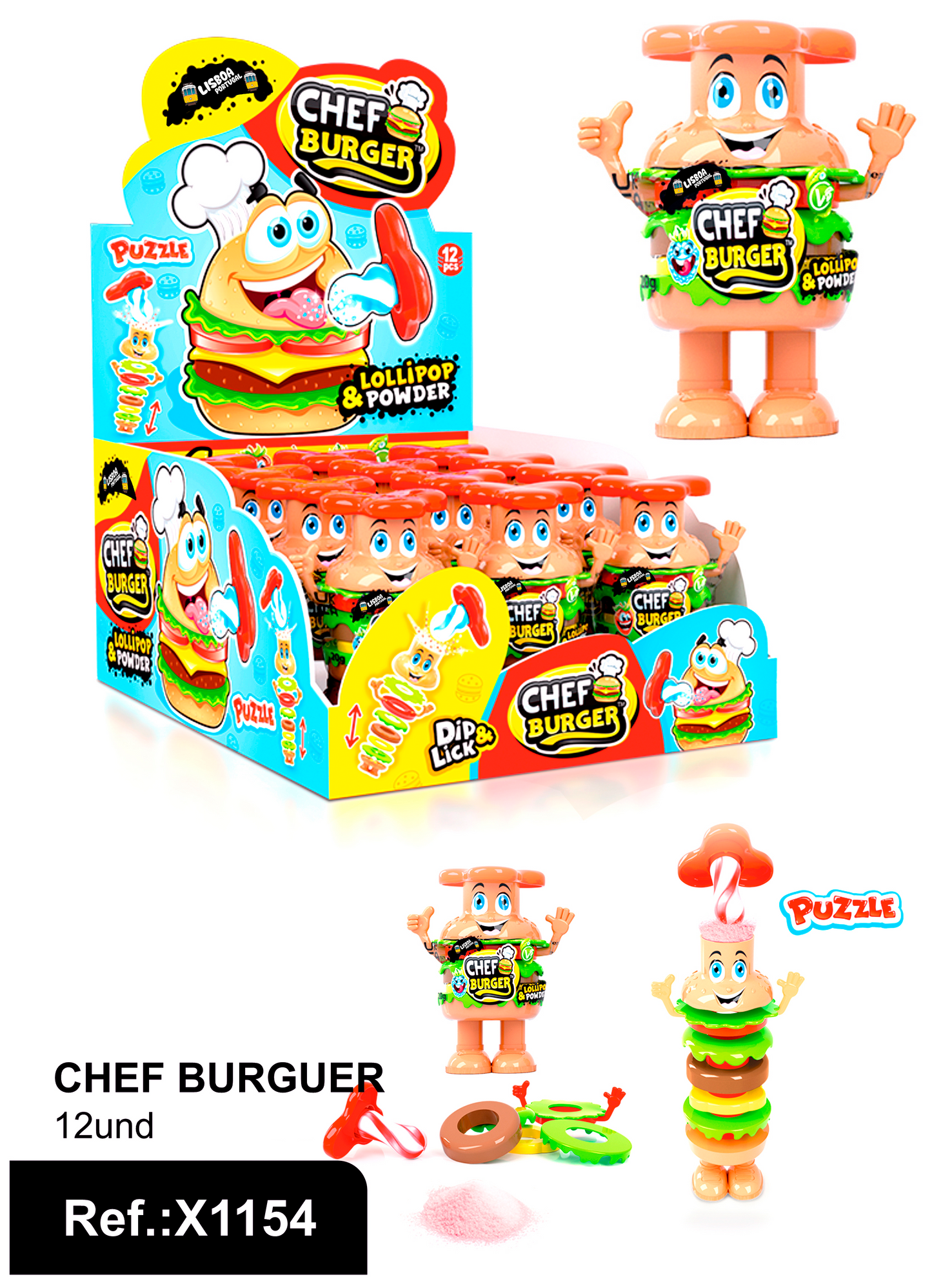 Brinquedo Chef Burguer Lisboa