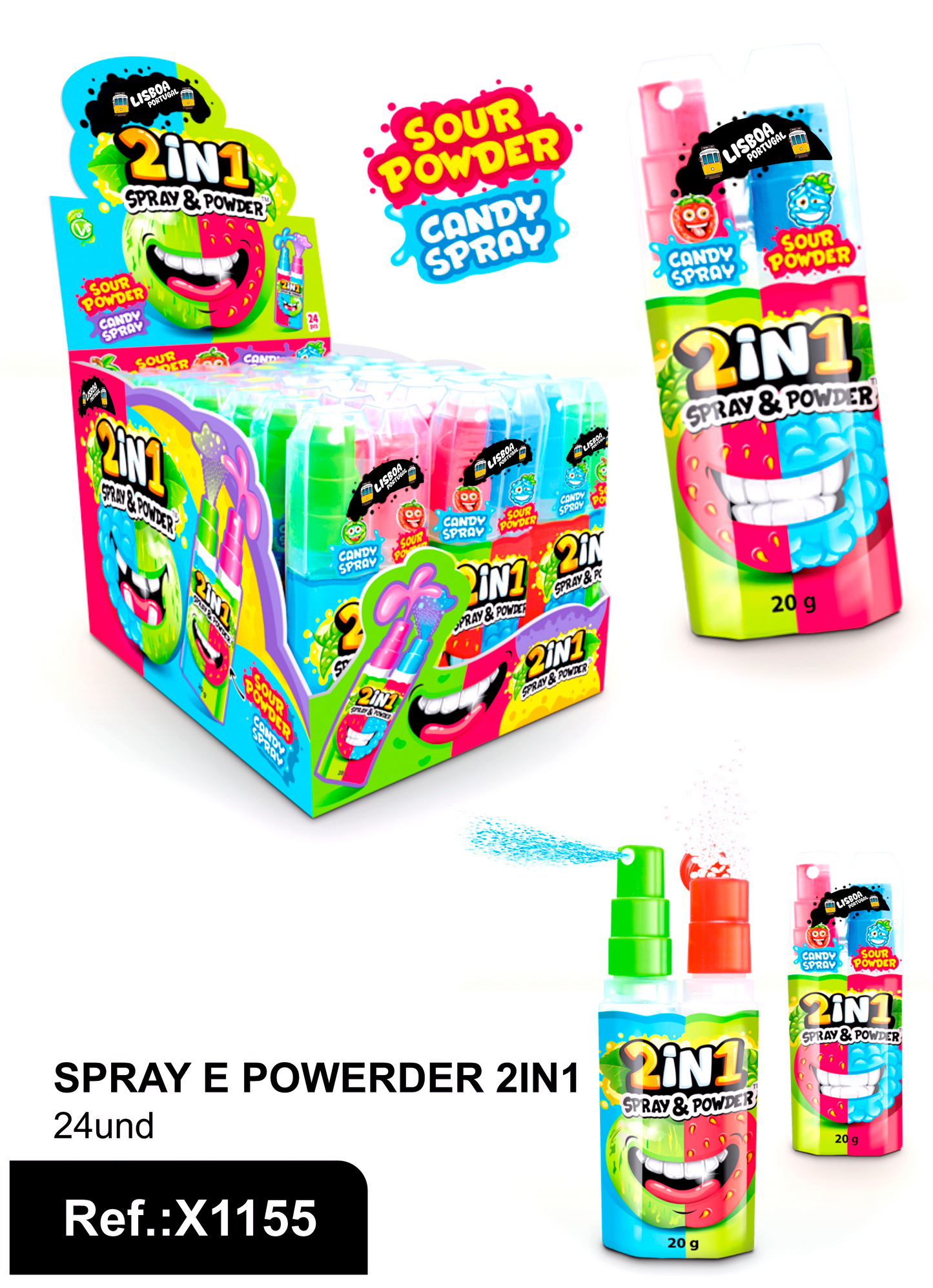Brinquedo Spray Powder 2in1 Lisboa
