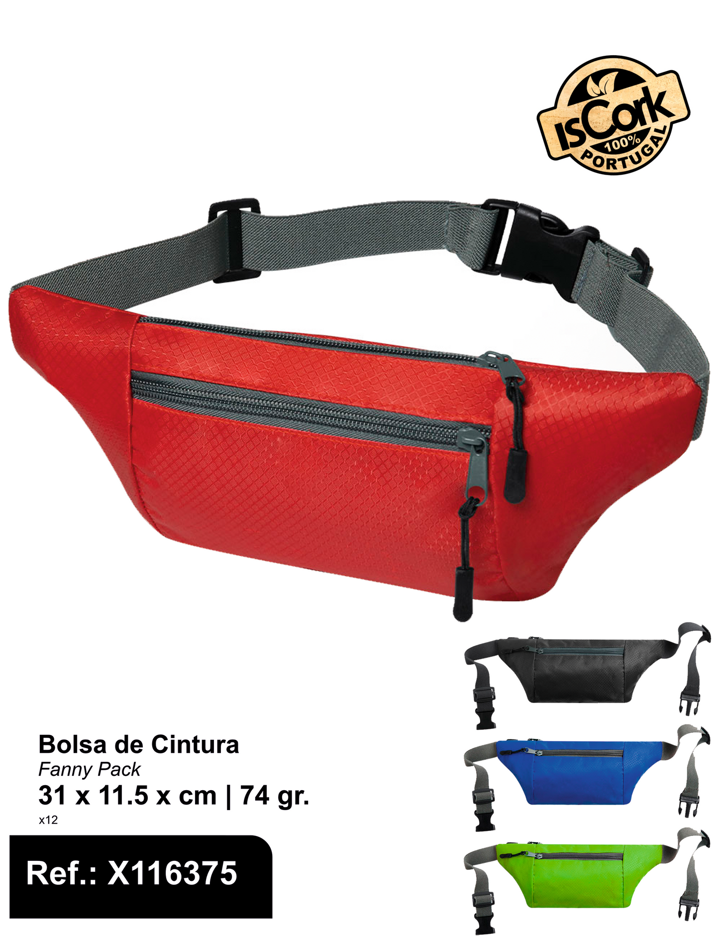 Bolsa de Cintura em Ripstop