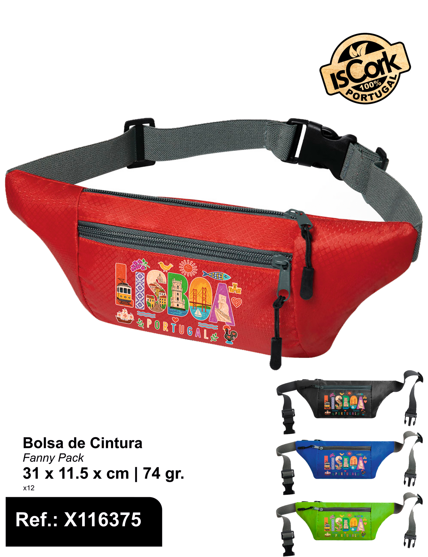 Bolsa de Cintura em Ripstop Lisboa G1110