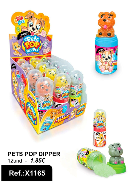 Brinquedo Pets Pop Dipper Madeira